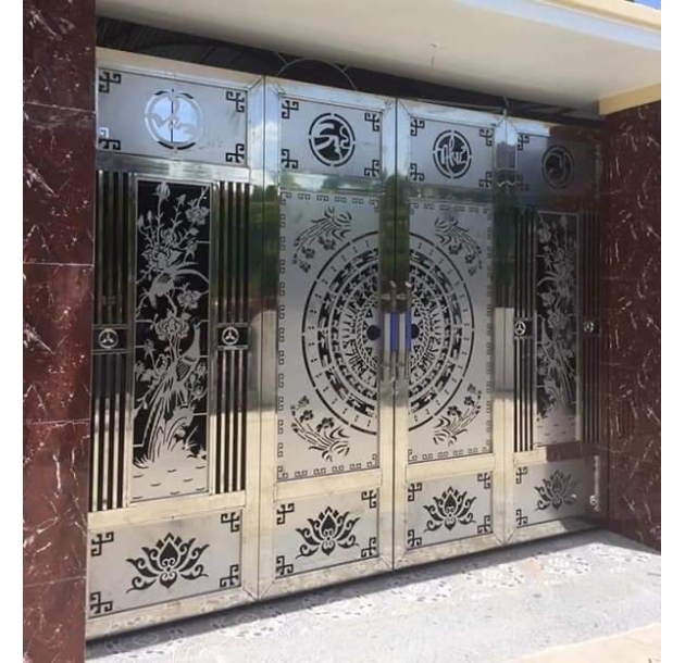 Cửa Cổng Inox Giá Rẻ Ở Long An