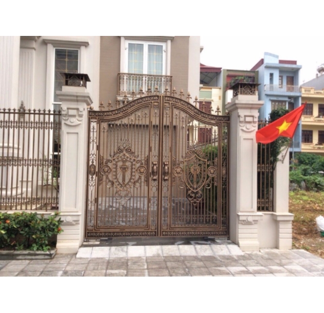 Cổng nhôm đúc giá rẻ